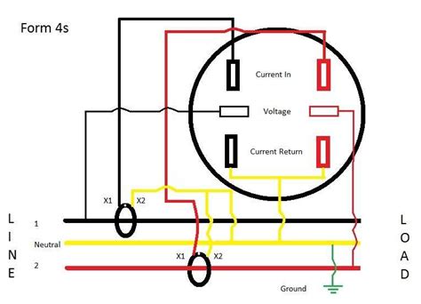 residential electric meter box wiring diagram|form 16s meter wiring diagram.